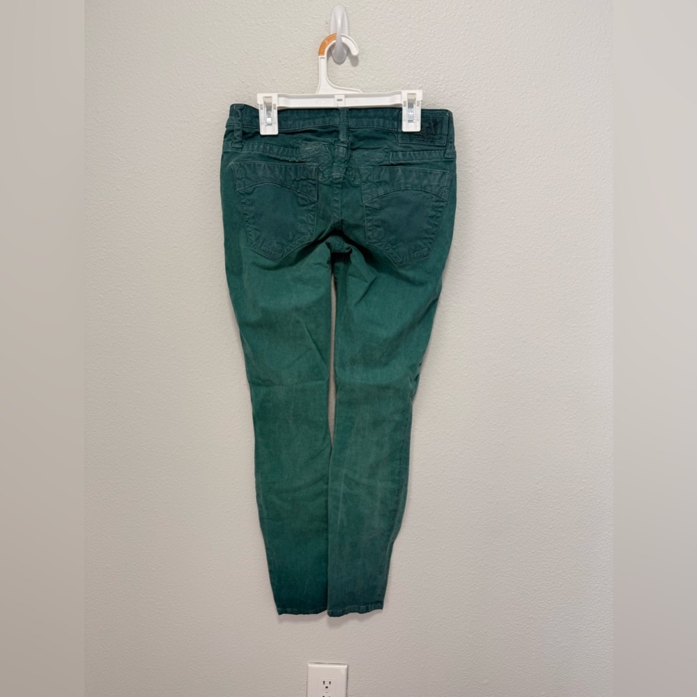 Robin’s Jean Women's Green Teal Jeans Size 28 - Picture 2 of 4